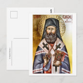St. Rafaël van Brooklyn Orthodox Christelijk Icon Briefkaart (Voorkant / Achterkant)