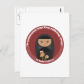 St. Rafqa Al-Rayes Briefkaart (Voorkant / Achterkant)