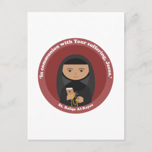 St. Rafqa Al-Rayes Briefkaart