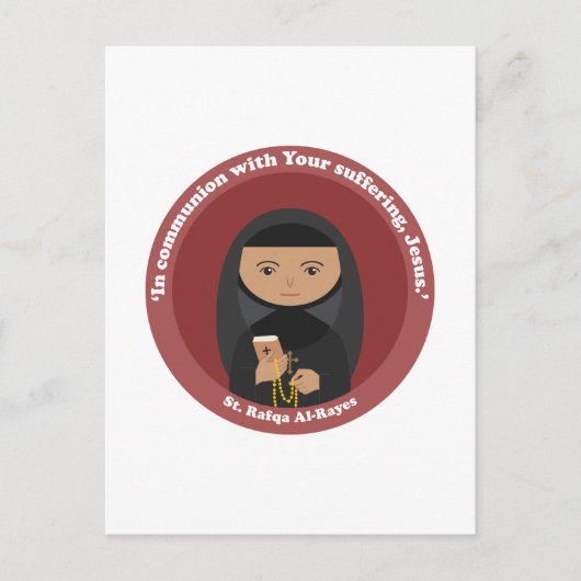 St. Rafqa Al-Rayes Briefkaart (Voorkant)