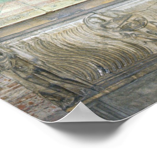 St. Ranieri in het Heilige Land, midden 14e eeuw Poster (Hoek)