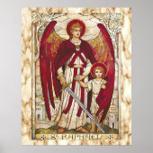 St. Raphael Archangel Kathokathokatholieke Saint Poster (Voorkant)