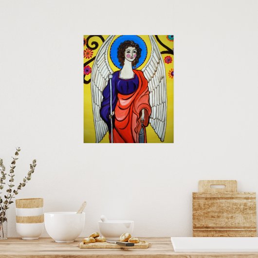 ST RAPHAEL ARCHANGEL POSTER (Keuken)
