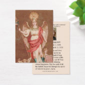 St. Raphael Archangel Prayer Funeral Heilige Kaart (Bureau)