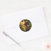 St. Raphael Archangel Ronde Sticker (Envelop)