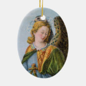 St. Raphael de Archangel (detail; M 017) Keramisch Ornament (Achterkant)