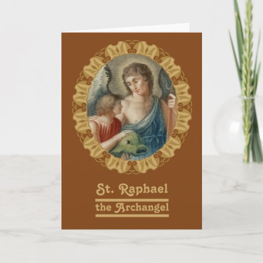 St Raphael de Archangel (M12) Blank Wenskaart Kaart (Voorkant)