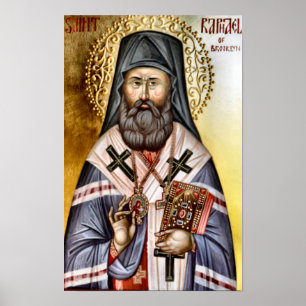 St. Raphael van Brooklyn Orthodoxe Christelijke Pr Poster