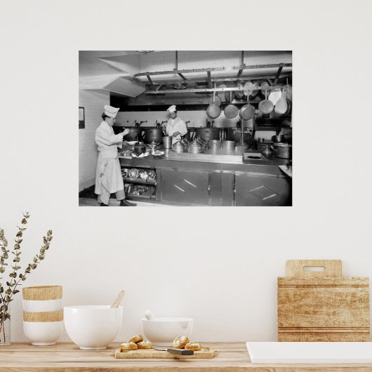 St. Regis Hotel Kitchen, begin jaren '00 Poster (Keuken)