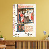 St. Remigius bisschop van Rheims Canvas Afdruk (Insitu (Woonkamer))