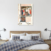 St. Remigius bisschop van Rheims Canvas Afdruk (Insitu (Slaapkamer))