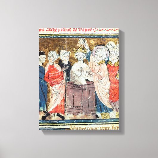 St. Remigius, bisschop van Rheims Canvas Afdruk (Voorkant)