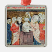 St. Remigius, bisschop van Rheims Metalen Ornament (Voorkant)