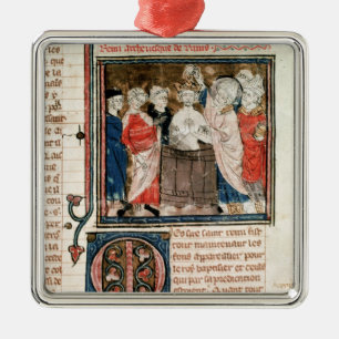 St. Remigius bisschop van Rheims Metalen Ornament