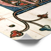 St. Remigius bisschop van Rheims Poster (Hoek)