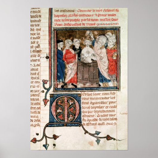 St. Remigius bisschop van Rheims Poster (Voorkant)