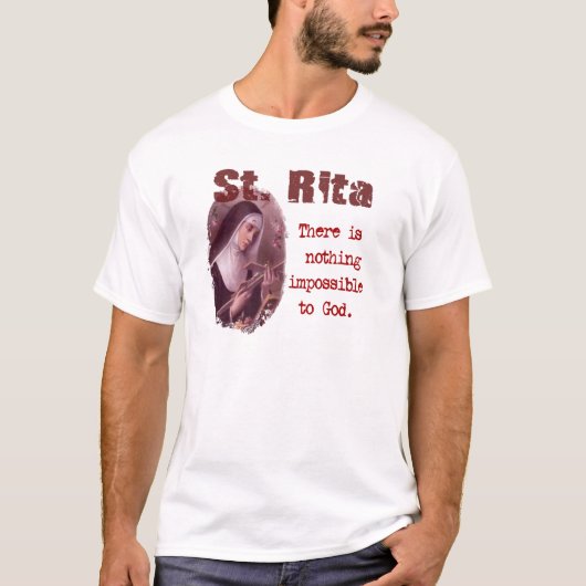 St. Rita T-shirt (Voorkant)