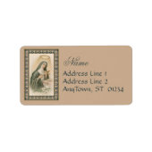 St. Rita van Cascia (M 015) Etiket (Voorkant)