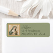 St. Rita van Cascia (M 015) Etiket (Insitu)