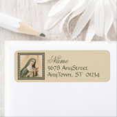 St. Rita van Cascia (M 015) Etiket (Insitu)