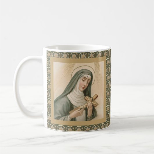 St. Rita van Cascia (M 015) Koffiemok (Links)