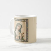 St. Rita van Cascia (M 015) Koffiemok (Voorkant links)
