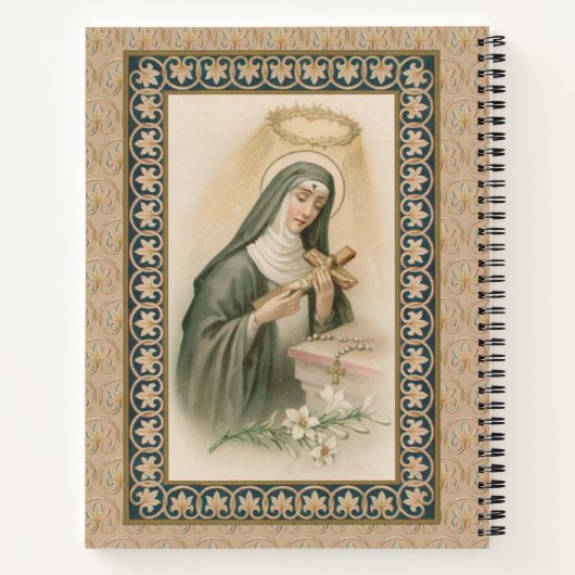 St. Rita van Cascia (M 015) Notitieboek (Achterkant)