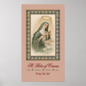 St. Rita van Cascia (M 015) Poster (Voorkant)