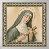 St. Rita van Cascia (M 015) Poster (Voorkant)