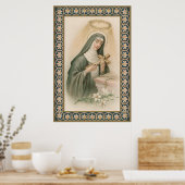 St. Rita van Cascia (M 015) Poster (Keuken)