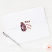 St. Rita Vierkante Sticker (Envelop)