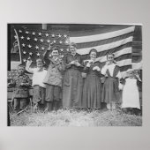 St. Rita's schoolstudenten Cincinnati 1918 Poster (Voorkant)