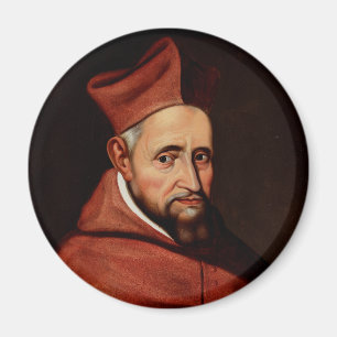 St. Robert Bellarmine Romeinse Bibliotheek Kunst Magneet