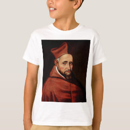 St. Robert Bellarmine Romeinse Bibliotheek Kunst T-shirt
