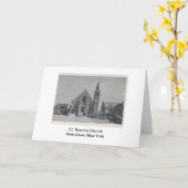 St. Rocco Kerk Notecard Kaart (Gele Bloem)