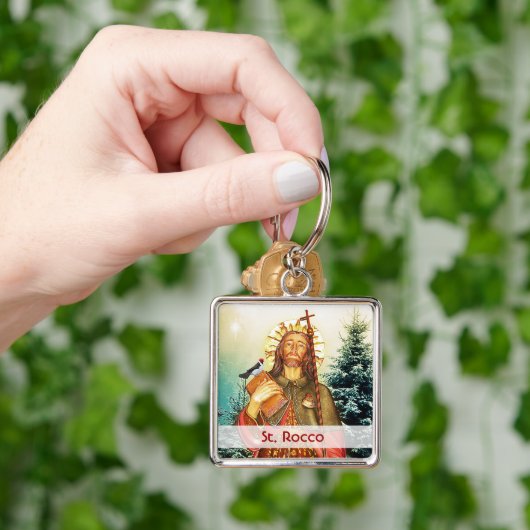 St. Rocco of Roch Sleutelhanger (Hand)