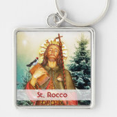 St. Rocco of Roch Sleutelhanger (Voorkant)