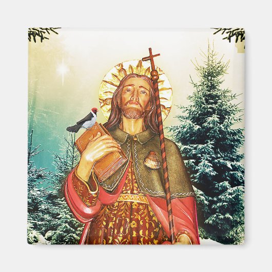 St. Rocco - San Rocco - St. Roch Religious Magnet (Voorkant)