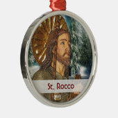 St. Rocco - San Rocco - St. Roch Silver Ornament (Rechts)