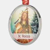 St. Rocco - San Rocco - St. Roch - Sjabloon Metalen Ornament (Links)