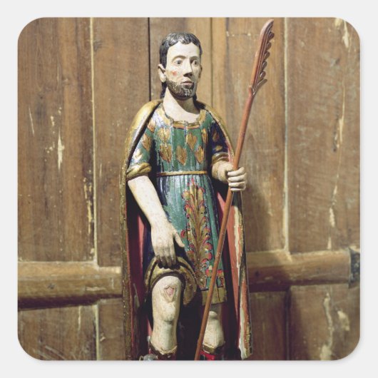 St. Rocco Vierkante Sticker (Voorkant)