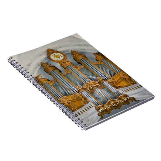 St. Roch organ notebook Notitieboek (Rechterzijde)