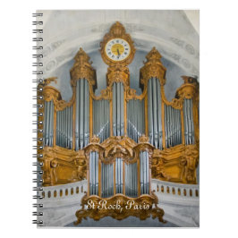 St. Roch organ notebook Notitieboek