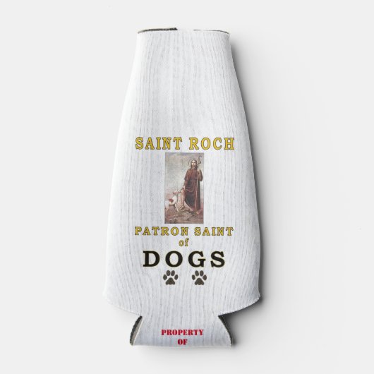 ST ROCH PATROON SINT VAN HONDEN FLESJESKOELER (Voorkant)