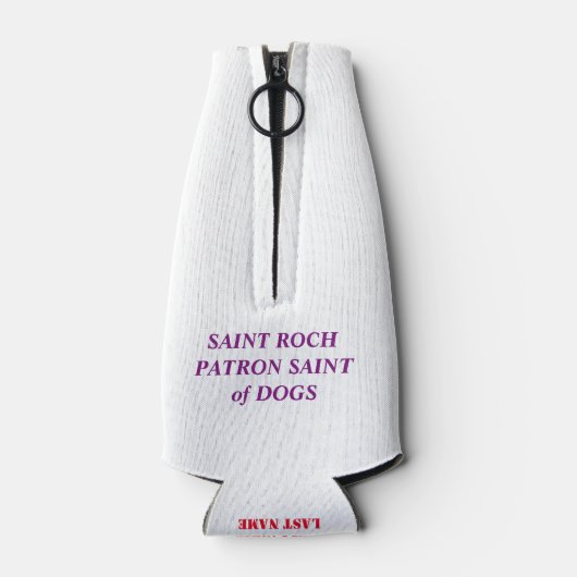 ST ROCH PATROON SINT VAN HONDEN FLESJESKOELER (Achterkant)