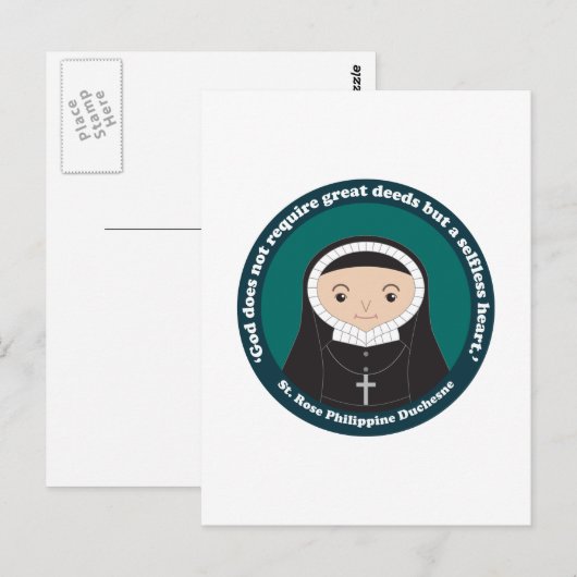 St. Roos Philippine Duchesne Briefkaart (Voorkant / Achterkant)