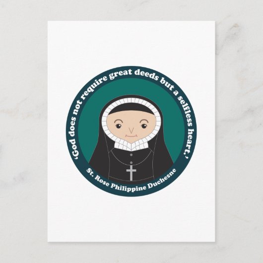 St. Roos Philippine Duchesne Briefkaart (Voorkant)