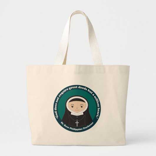 St. Roos Philippine Duchesne Grote Tote Bag (Voorkant)