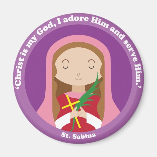 St. Sabina Magneet (Voorkant)