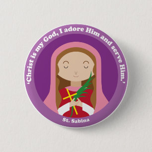 St. Sabina Ronde Button 5,7 Cm